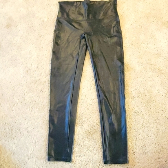 Spanx Faux Leather Leggings XL